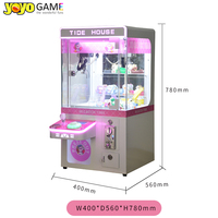 Mini machine à griffes de table pour attraper les poupées, à monnayeur, vente en gros d'usine à bas prix, personnalisable pour magasin