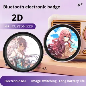 アルミニウム合金製電子バッジ（電子バーレット）二次元ディスプレイタッチスクリーン、流行のアニメ周辺機器 - Product Image 5