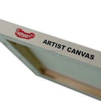 Studio 100% coton 380gsm triple apprêt sans acide toile blanchie étirée 16x20in pour peinture d'art