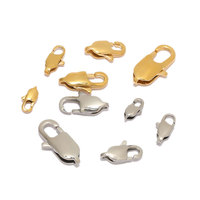 A1085 316 Fermoir à ressort en acier inoxydable de qualité supérieure pour collier, bracelet et bijoux DIY