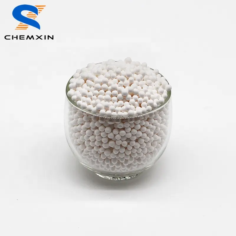 CHEMXIN sphere 3-5mm penyerap pengering bola alumina aktif untuk pengering udara terkompresi alumina f200