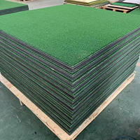 Tapis d'entraînement de golf 3D GSM 153DNBR 5FTX5FT Premium à 3 couches, tapis de frappe pour le golf, tapis d'enseignement de golf pour le driving range