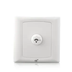 Small rotary wall led light dimmer switch for lamp