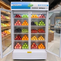 Réfrigérateur de présentation commercial multi-étages ouvert pour supermarché, congélateur îlot pour magasin de détail - Vente en gros usine