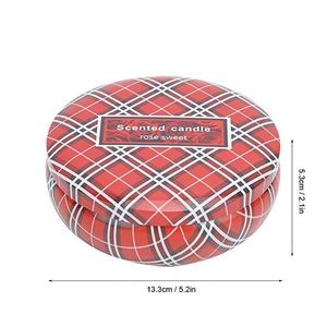 Z &amp; M Aromathérapie <span class=keywords><strong>Bougie</strong></span>, cire de soja Rose Parfumée Aromathérapie <span class=keywords><strong>Bougie</strong></span> Sans Fumée avec 3 Mèches <span class=keywords><strong>pour</strong></span> La Maison De Mariage Décoration De Fête Cadeau - Product Image 2