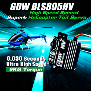 GDW BLS895HV 9KG 0.03Seg Velocidad Súper Rápida HV Sin Escobillas Cola Metálica 68g para Helicóptero RC Edades 14+ - Product Image 3