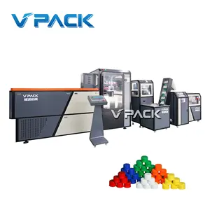 Cap Injection Compression Moulding Machine 24 Hohlraum-/Flaschenverschluss-Kunststoff deckel für Plant Servo Cap-Spritz gieß maschine