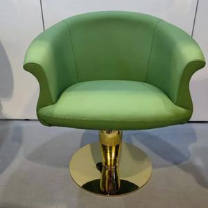Fauteuil de Barbier Vert Hydraulique, Chaise de Coiffure Pivotante à 360 Degrés et Inclinable pour Salon de Beauté - Product Image 5