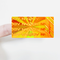 Étiquette autocollante holographique 3D personnalisée pour usage industriel, étiquette holographique argentée de sécurité