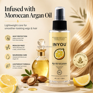 Spray Protettivo per Parrucche all'Olio di Argan 118ml, Protezione dal Calore per Stiratura a Piastra, Etichetta Privata - Product Image 5