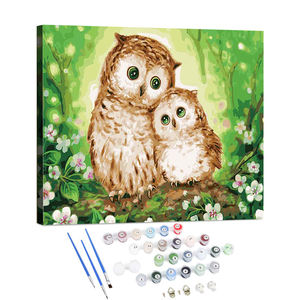 Diy Encadré Numéro <span class=keywords><strong>Peinture</strong></span> <span class=keywords><strong>Dessin</strong></span> sur Toile Adultes <span class=keywords><strong>Peinture</strong></span> par Numéros avec Cadre - Product Image 2