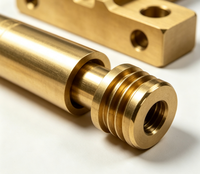 Composants mécaniques en laiton usinés sur mesure par CNC : Arbre, écrou, support et rondelle de précision pour machines industrielles