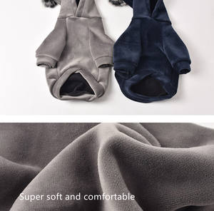 Manteau à capuche d'hiver en <span class=keywords><strong>coton</strong></span> doux et chaud pour chien Chemise de style dessin animé avec impression Grande <span class=keywords><strong>taille</strong></span> pour petits chiens Approprié pour l'été Printemps - Product Image 5