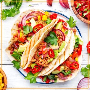 ชุดอุปกรณ์ Taco tudesday สำหรับปาร์ตี้พร้อมถาดควบคุม2-Temp 4ถาดถอดออกได้คนขี้เกียจซูซานทาโก้บาร์เบอร์ริโต้นาโชและฟาจิตัส - Product Image 2