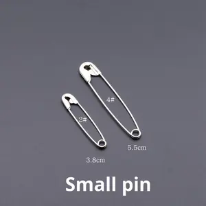 1.5mm厚金属製安全ピン縫製アクセサリーとして環境にやさしいDIY手作りジュエリー衣類バッグ - Product Image 3