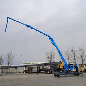 Bras de distribution de béton hydraulique flexible JIUHE de 15 m à 17 m, équipement de placement de béton pour la construction - Product Image 1