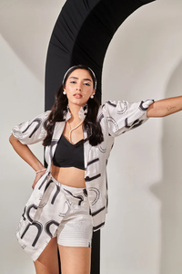 เสื้อเชิ้ตผ้าซาตินพิมพ์ลายสวิสผู้หญิงเสื้อลำลองแฟชั่นฤดูร้อนเสื้อเบลาส์อินเทรนด์มีสไตล์หรูหราเสื้อใส่ทำงาน - Product Image 2