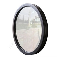 Ventanas de aleación de aluminio para escalera, sótano, apartamento, Hotel, cortina colgante Horizontal, tipo impermeable, a prueba de viento, diseño moderno