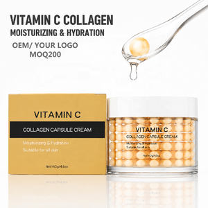 Crème hydratante pour le <span class=keywords><strong>visage</strong></span> à la vitamine C et E biologiques avec acide hyaluronique, collagène rétinal, crème anti-rides, réduisant les ridules - Product Image 6