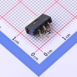 CL-SA-12C4-02 Slide Switch Through hole Component (THT) Switch Single Pole Double Throw Rectangle Pin Header PC Pin 10mm - Product Image 1