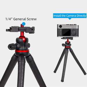 Chân Máy Ảnh DSLR Phổ Thông Chất Lượng Cao Với Giao Diện Mở Rộng 1/4 Chân Máy Ảnh Mini Để Bàn Linh Hoạt - Product Image 3