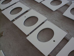 <span class=keywords><strong>ราคา</strong></span>เคาน์เตอร์ควอตซ์สีขาวขัดเงาต่อตารางฟุต - Product Image 2