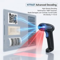 Escáner de Código de Barras 2D Industrial de Amplio Rango de Temperatura con 360° de Cobertura °   Lector de Códigos de Barras Portátil para Fábrica de Manufactura