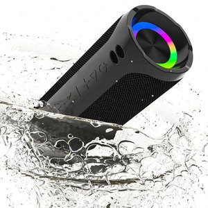 Mini Portable TWS Wireless für <span class=keywords><strong>Bluetooth</strong></span>-Lautsprecher Wasserdichte Stereo-RGB-LED-Leuchten 5W Ausgangs leistung Batterie betriebener Kunststoff - Product Image 1