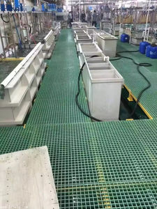 Hochfeste GFK-Gitterroste aus Glasfaserverstärktem Kunststoff, Korrosionsbeständig und Feuerfest, Laufsteg mit Zuschnittservice für Chemieanlagen - Product Image 6