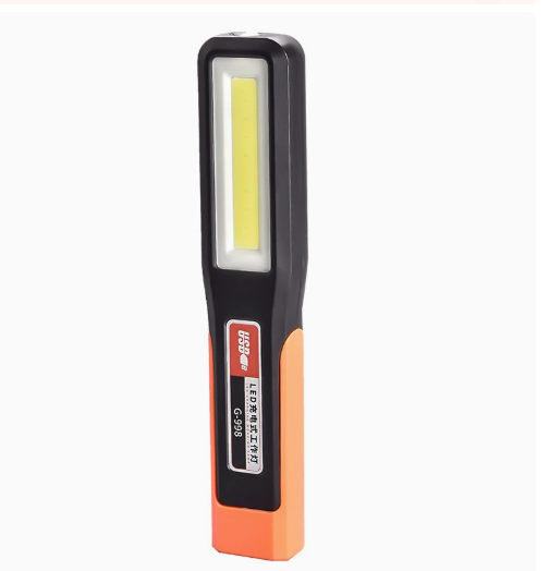 Boyid Portable Waterproof ABS LED Work Light with Handle Magnetic Bottom Hanging Hook for Workshop Car Repair & Office Use