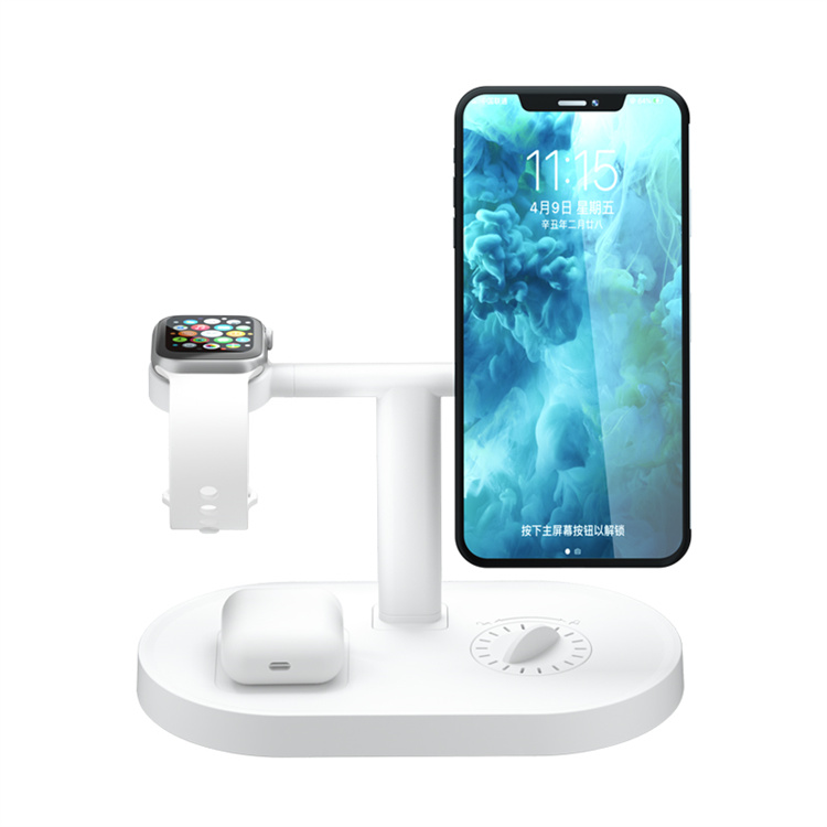 15w 3 In 1 Fast Wireless Charger Station