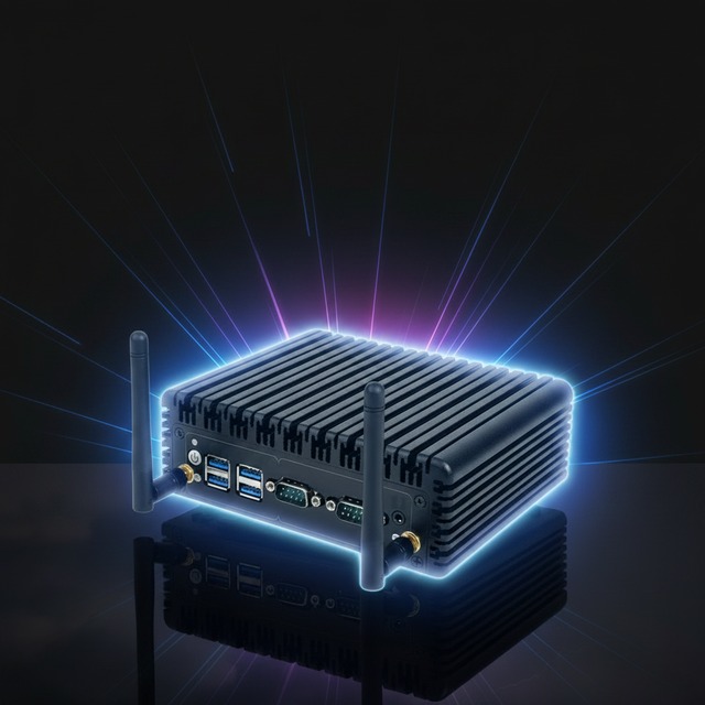 Wholesale New Intel Industrial Mini PC Embedded Desktop Computer Cheap Fanless POS Terminal Mini PC