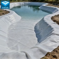 Bâche de bassin en PEHD blanc pour pisciculture 1,0 mm-3,0 mm, Géomembrane HDPE Vitality