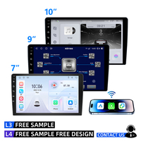 Lecteur DVD de voiture Android 9 pouces 10 pouces Lecteur MP5 de voiture sans fil Carplay Lecteur multimédia automobile Navigation GPS Écran tactile IPS