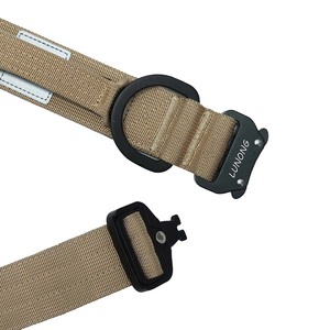 Collier pour chien professionnel réglable et rembourré avec rubans – Boucle à dégagement rapide en nylon robuste, design moderne – Équipement d'entraînement pour animaux de compagnie LUNONG - Product Image 3