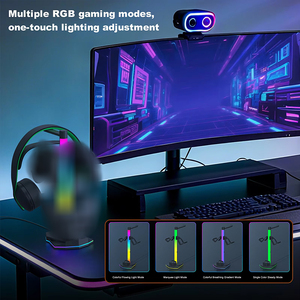 HS-SW2042 3-in-1 RGB Gaming Controller & <b>Headset</b> Charging <b>Stand</b> with 2 USB Port Controller Charger Station Game Accessories - Product Image 5