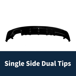 Rear Diffuser Rear Lip Spoiler for BMW 2 Series Coupe F22 F23 2014-2019 M Sport MP Style Bumper Body Kit Wholesale - Product Image 5