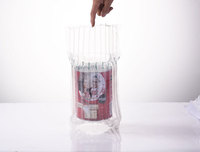 Film protecteur gonflable pour bouteille de vin, sac à colonnes d'air