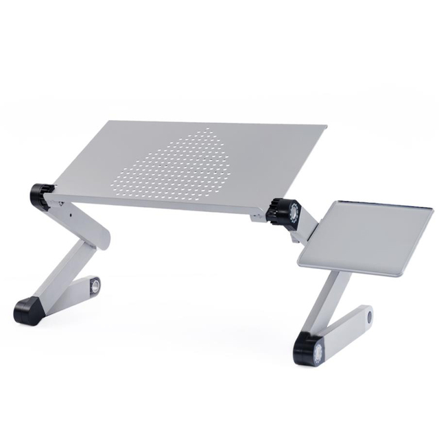 OEM Custom Logo Foldable Laptop Stand Aluminum Alloy Adjustable Computer Holder Portable Desk Riser Factory Wholesale