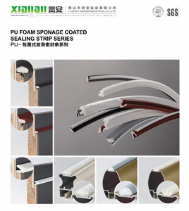 Tùy chỉnh màu PU niêm phong dải nhôm Windows PE tráng PU bọt Dải con dấu - Product Image 6