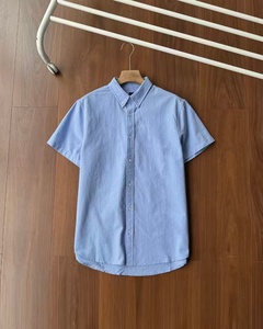 Chemise à manches courtes Ralph Lauren classique vintage décontractée de style designer de luxe, respirante, 100% coton, pour hommes - Product Image 6