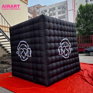 축제 훈장 까만 팽창식 사진 부스 사건을 위한 팽창식 옥외 천막 광고 - Product Image 4