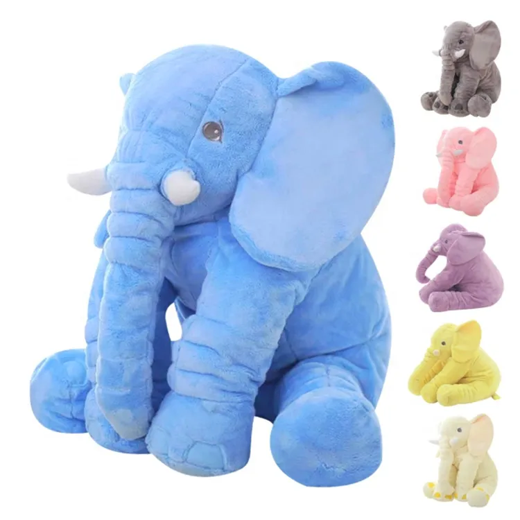 40/60cm कई रंग <span class=keywords><strong>विकल्प</strong></span> नरम भरवां हाथी बड़े खिलौने गुड़िया बच्चे सो आलीशान हाथी तकिया