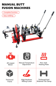 Máquina de soldadura manual a tope de HDPE portátil PFT160-4C de pulgadas, nueva, al mejor precio, suministro de fábrica - Product Image 4