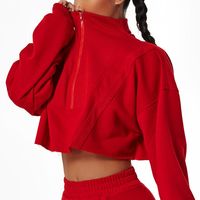 Mode femmes Logo personnalisé Sport Top Yoga fermeture éclair vestes de course à manches longues en plein air Yoga Fitness veste de course