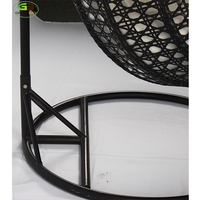 Meubles de jardin modernes de haute qualité, grand fauteuil suspendu de patio, fauteuil suspendu en forme d'œuf, prix bas, vente d'usine, silla colgante