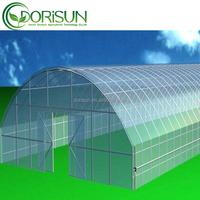 Produit phare 2026 : Serre agricole à simple travée avec structure en polycarbonate, ensemble complet, direct usine