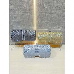 กระเป๋าคลัทช์คริสตัลประดับลูกปัดสำหรับงานแต่งงาน งานพรอม งานราตรี - Product Image 2