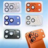 Nouveauté : Protection d'objectif d'appareil photo en verre trempé 2.5D 9H anti-rayures avec AR+AF pour 17 Pro Max Air