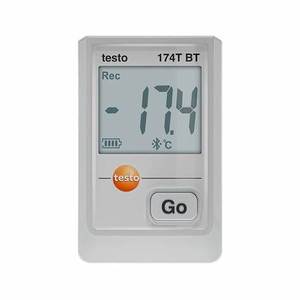 Termómetro Mini Testo 174T BT con Conexión a Aplicación, Rango de -30 a +70 °C, Protección IP65, 16,000 Lecturas, OEM/ODM Disponible - Product Image 1